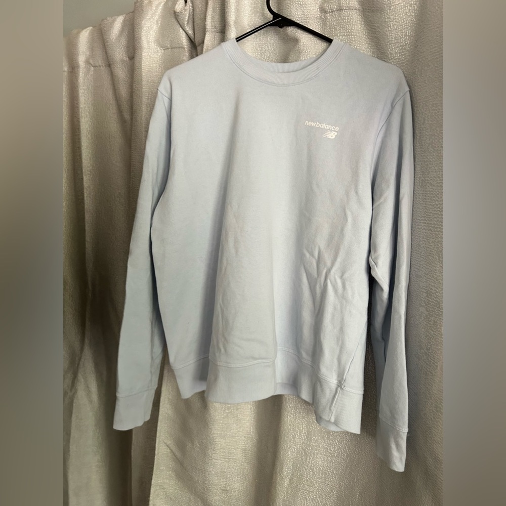 lavender color new balance crew neck